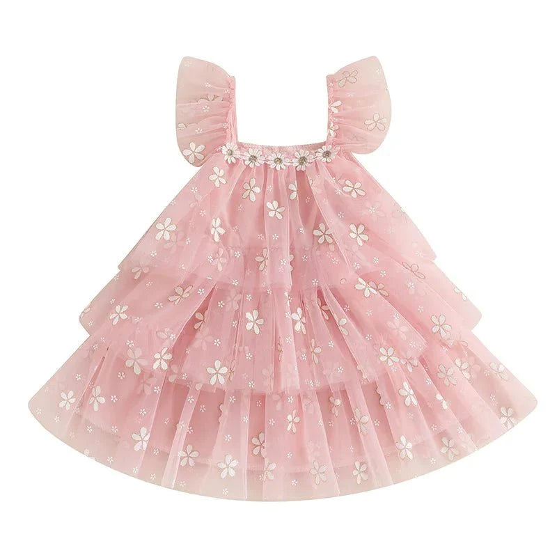 Vestido Tule Margarida Babadinhos | 6M-4 Anos