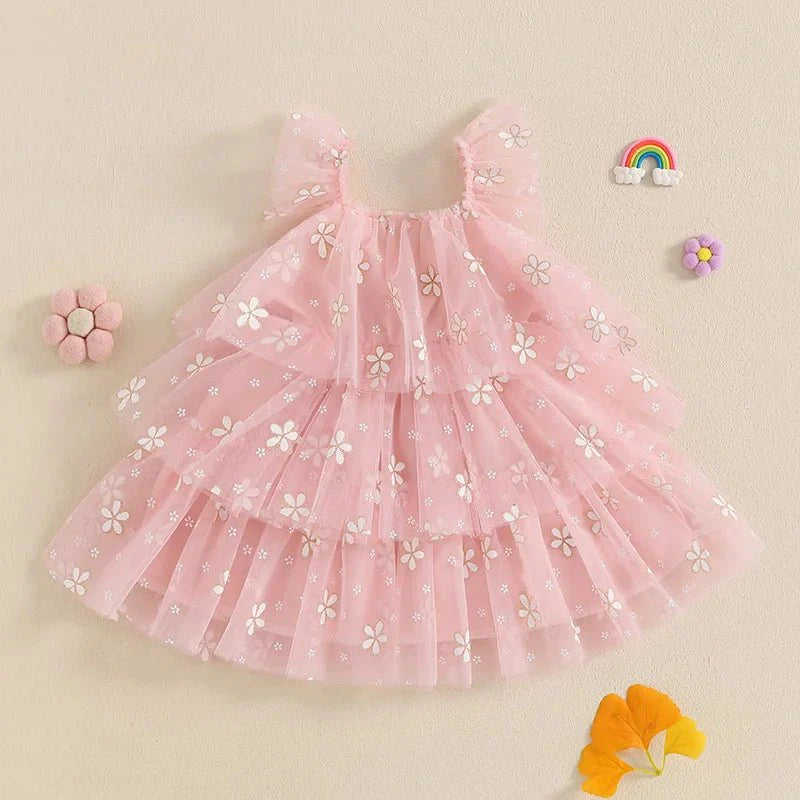 Vestido Tule Margarida Babadinhos | 6M-4 Anos