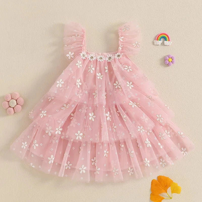Vestido Tule Margarida Babadinhos | 6M-4 Anos