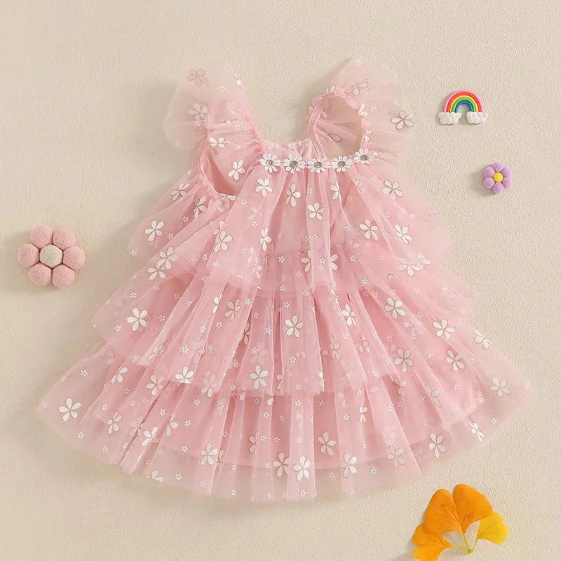 Vestido Tule Margarida Babadinhos | 6M-4 Anos